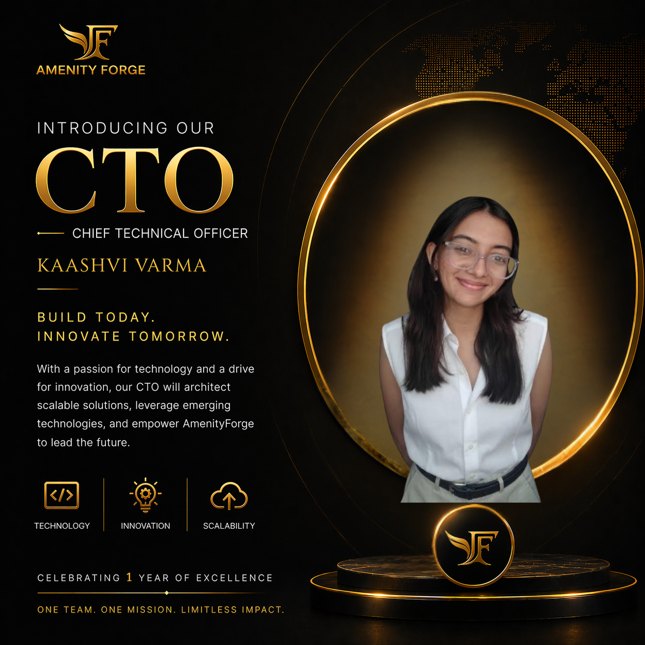 Kaashvi, Chief Technology Officer